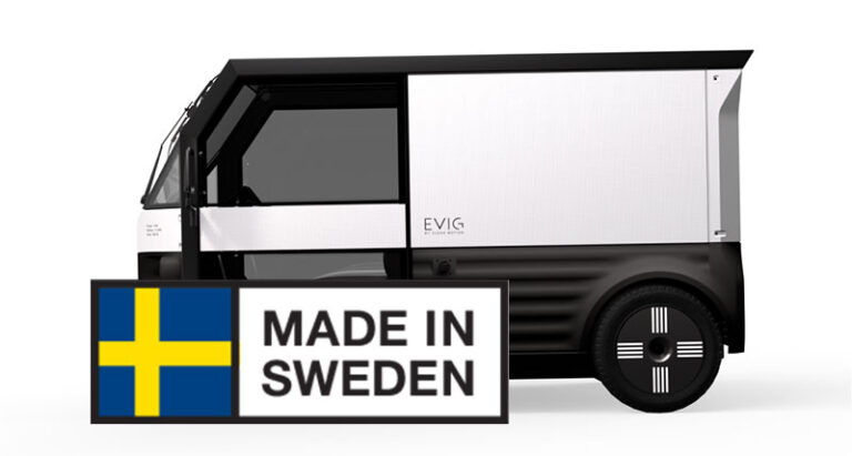 EVIG Electric van Made in Sweden