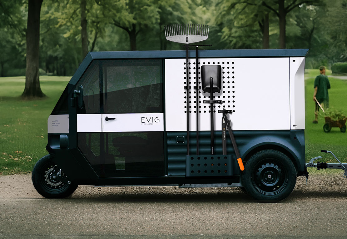 EVIG Electric Utility van for park, property, facility and utility management