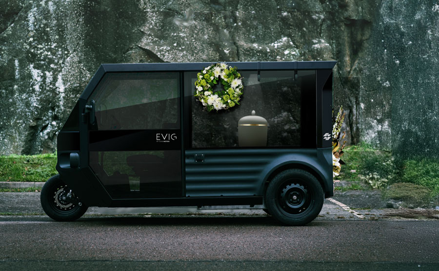 EVIG Funeral electric eco hearse vehicle