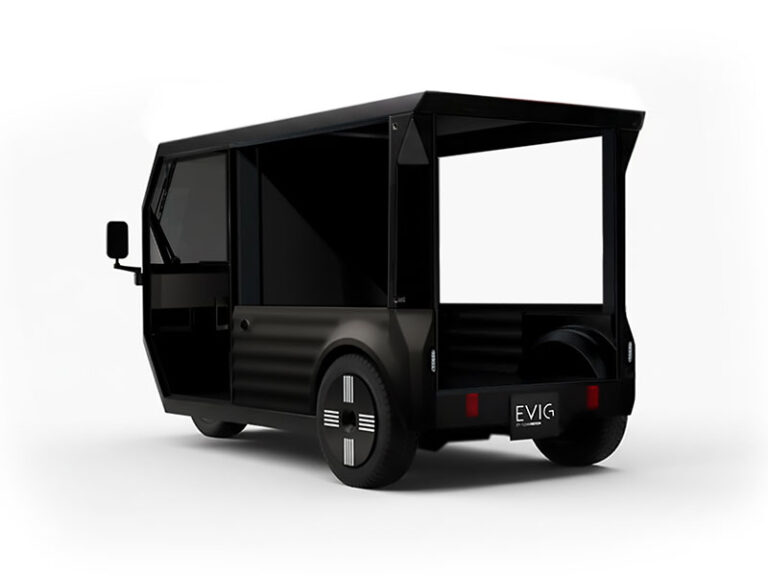 EVIG Solar powered electric delivery van for customization
