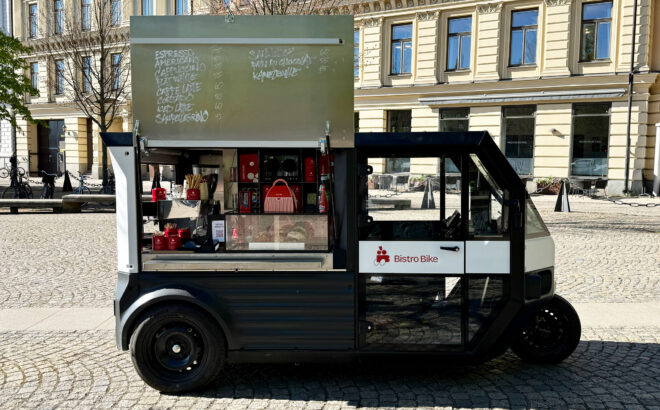 How Bistro Bike runs a mobile coffee business that is clean, green and growing
