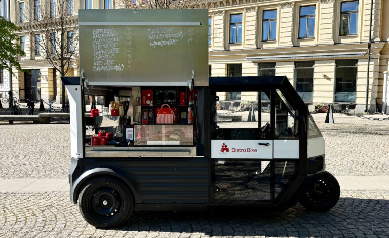How Bistro Bike runs a mobile coffee business that is clean, green and growing